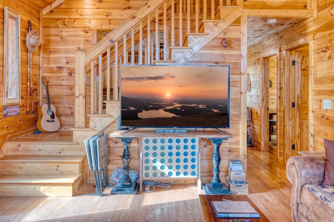 Trout N' About Your Blue Ridge Mountains Retreat, Hot Tub + Game Room! Ellijay Extérieur photo